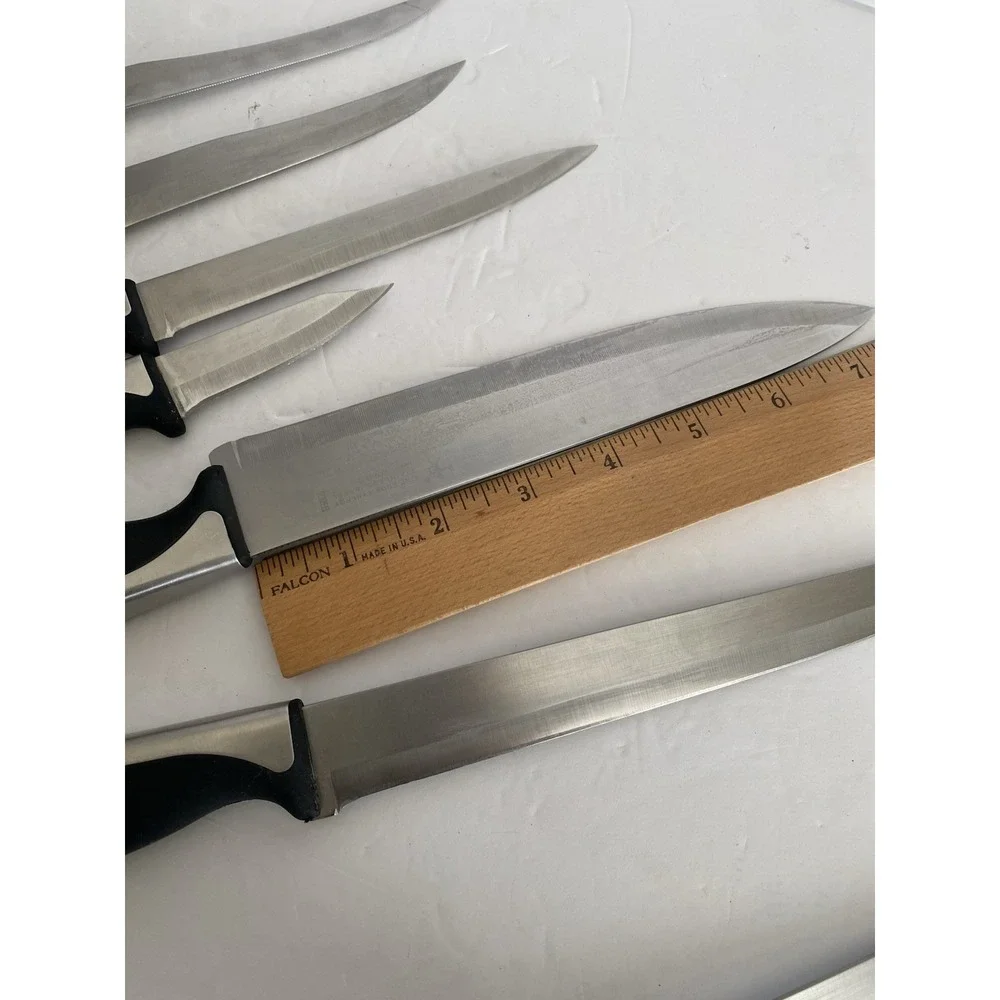Henckels‎ International Synergy Knife Lot of 7 Chef Carving Utility Serrated